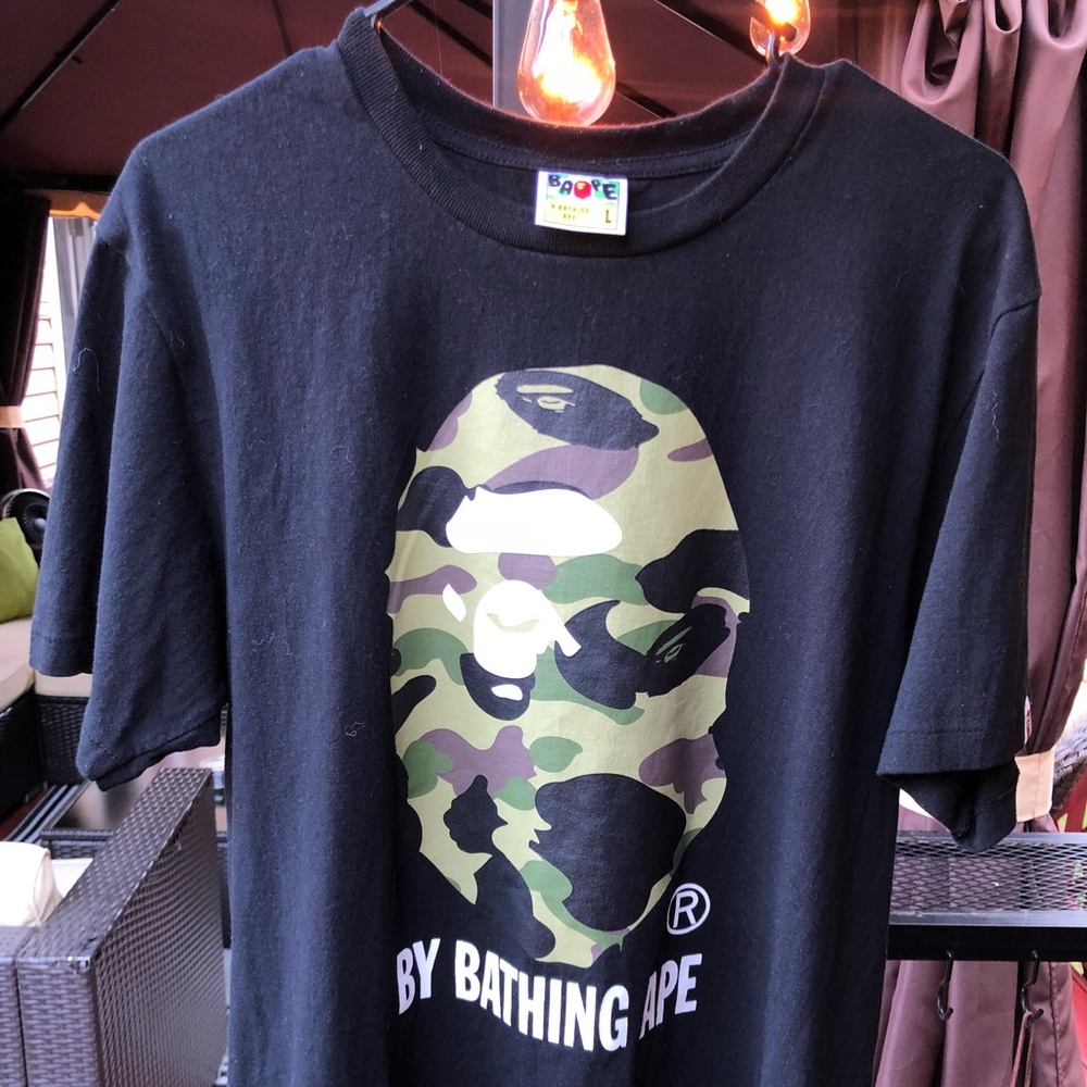 Bape logo tee